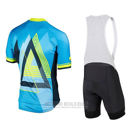 2018 Fahrradbekleidung Pearl Izumi Blau Trikot Kurzarm und Tragerhose